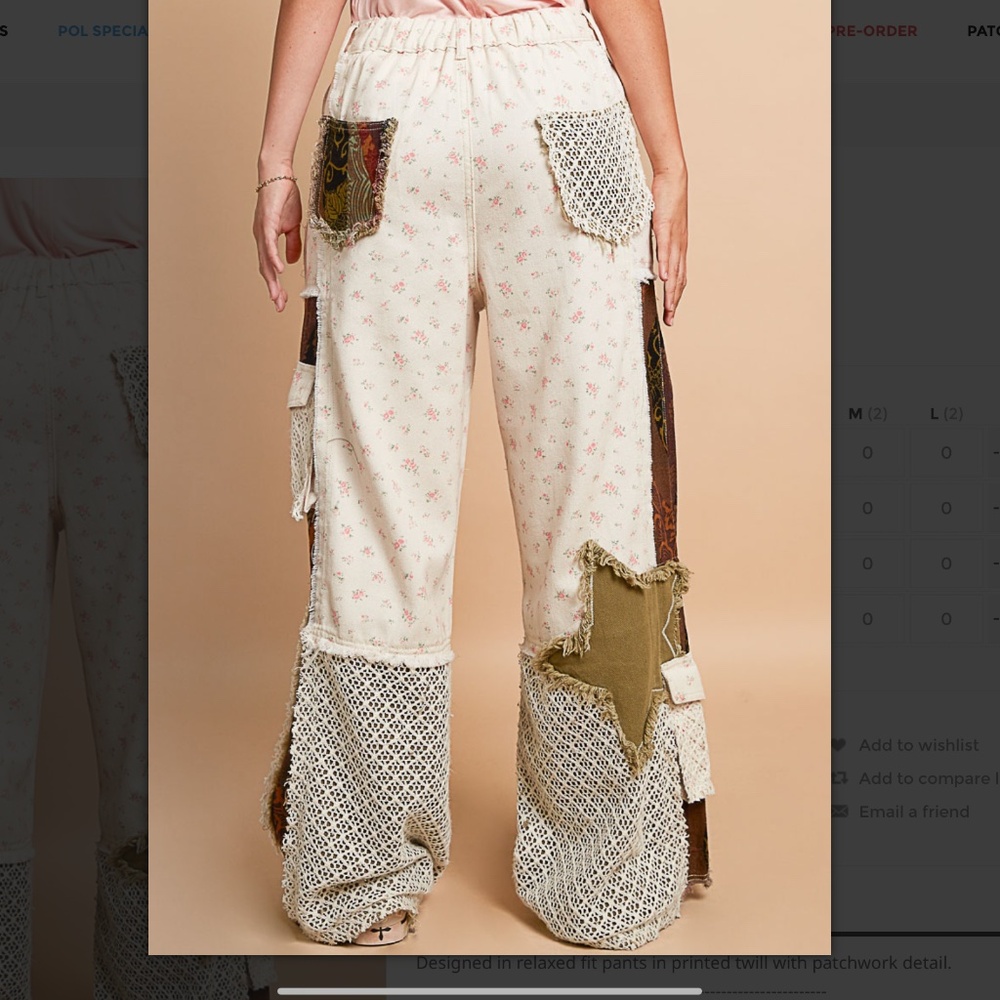 POL Artistic Patchwork Flare Jeans - Picture 5 of 9